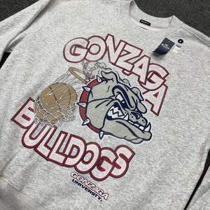 Gonzaga Bulldogs Hollister Crewneck Men's XL Sweatshirt Relaxed Basketball NWT